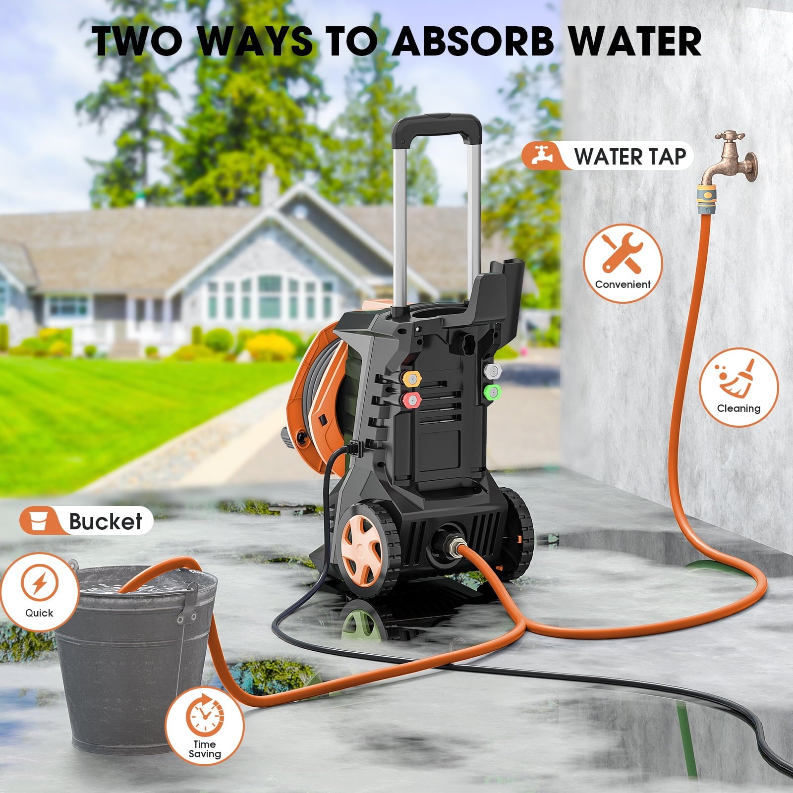 110V Heavy Duty 30% Faster Cleaning