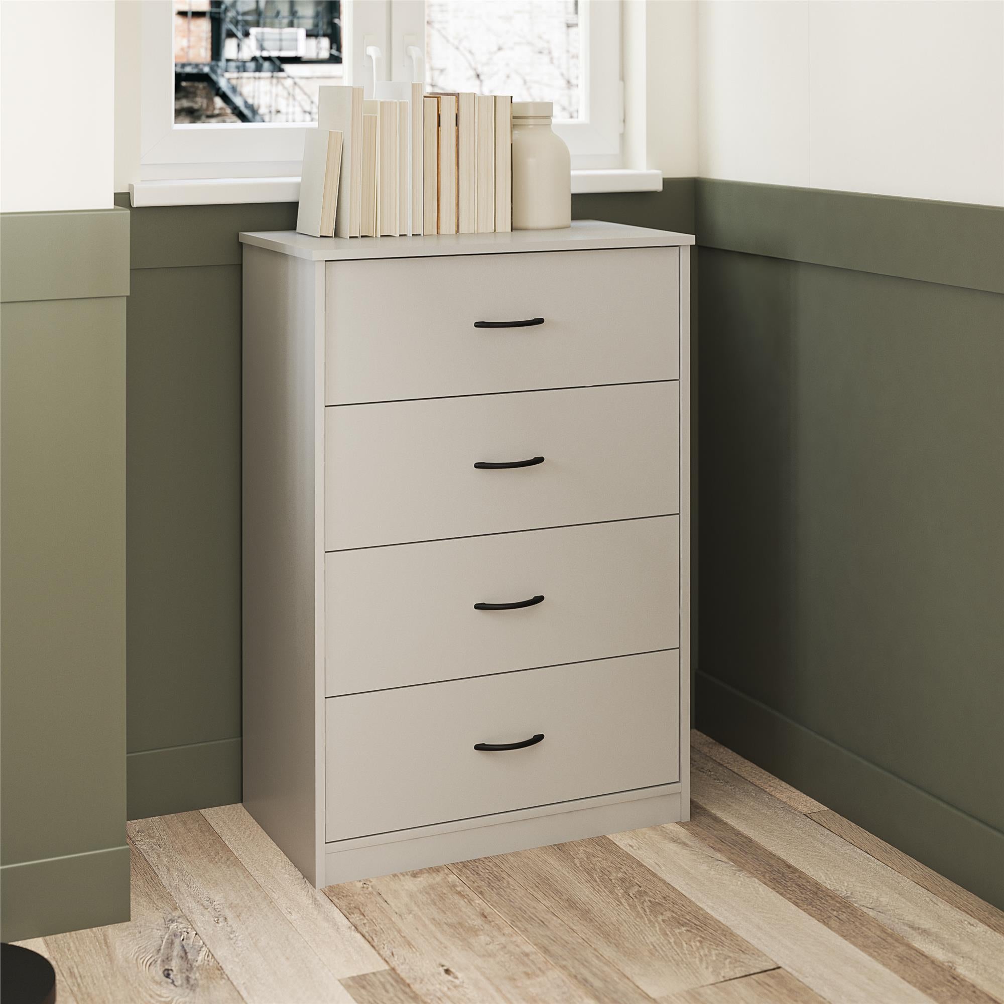 Classic 5 Drawer Dresser, Dove Gray