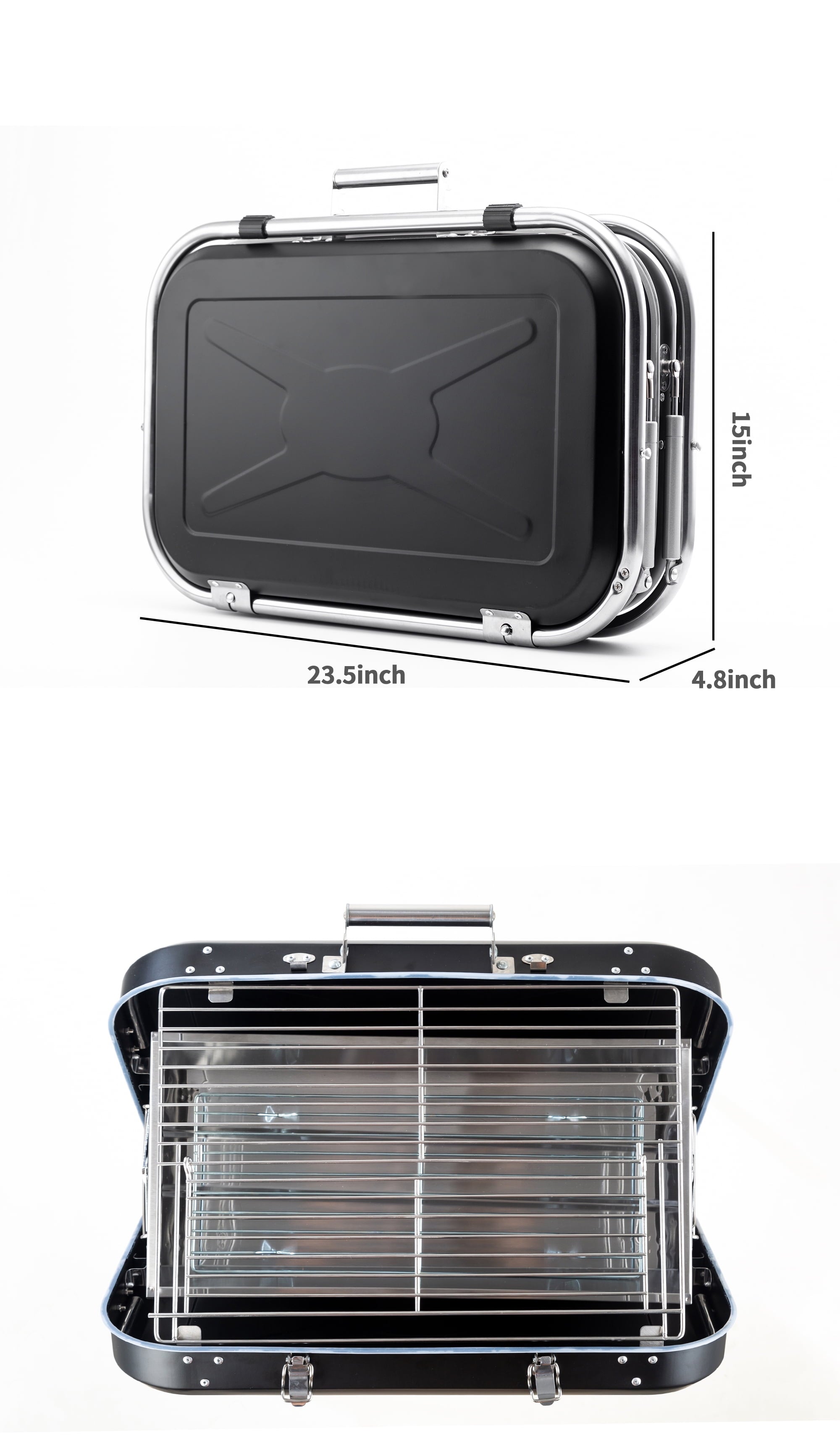 Furnibear Charcoal Grill Collapsible and portable Handle design BBQ grill for Outdoor BBQ