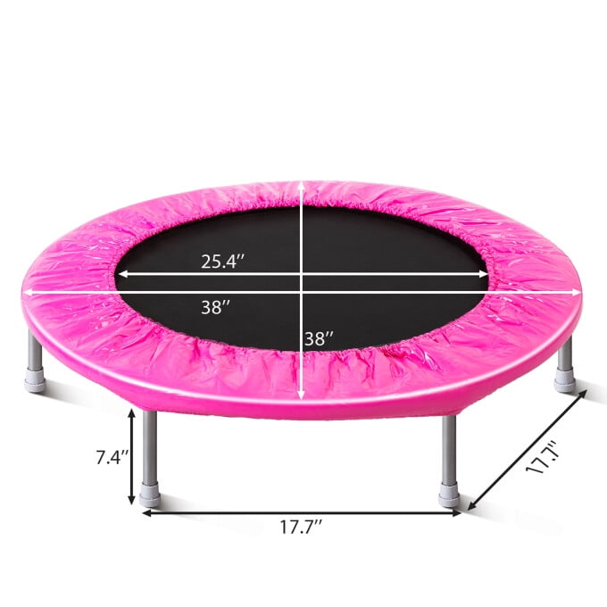Furnibear 15 FT Trampoline with Basketball Hoop, Heavy Duty Steel Frame Folding Trampoline