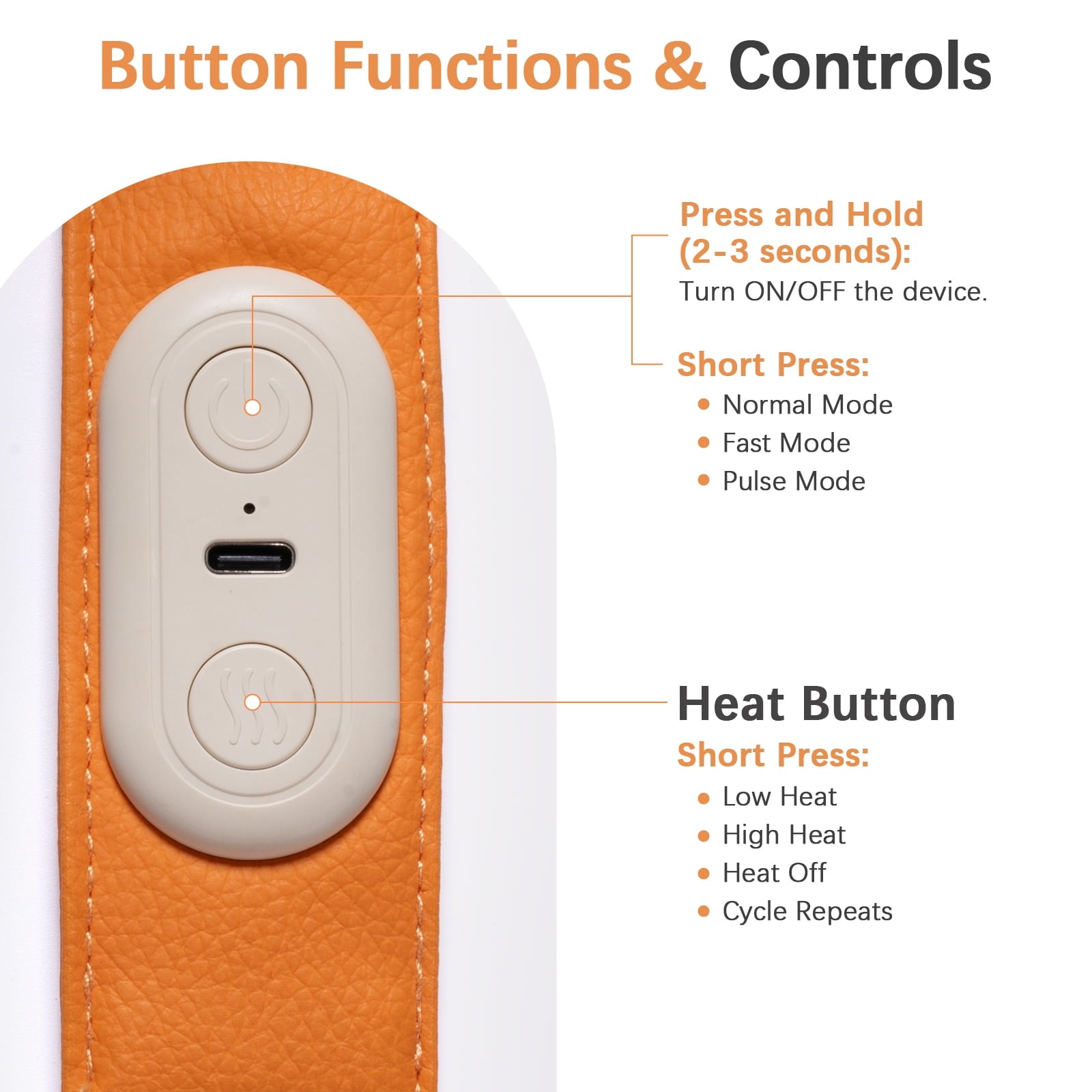 Furnibear Shiatsu Neck Massager with Constant Temperature Heat - Cordless and Portable, Multi-Purpose for Neck/Shoulder/Back/Leg, Deep Muscle Pain Relief