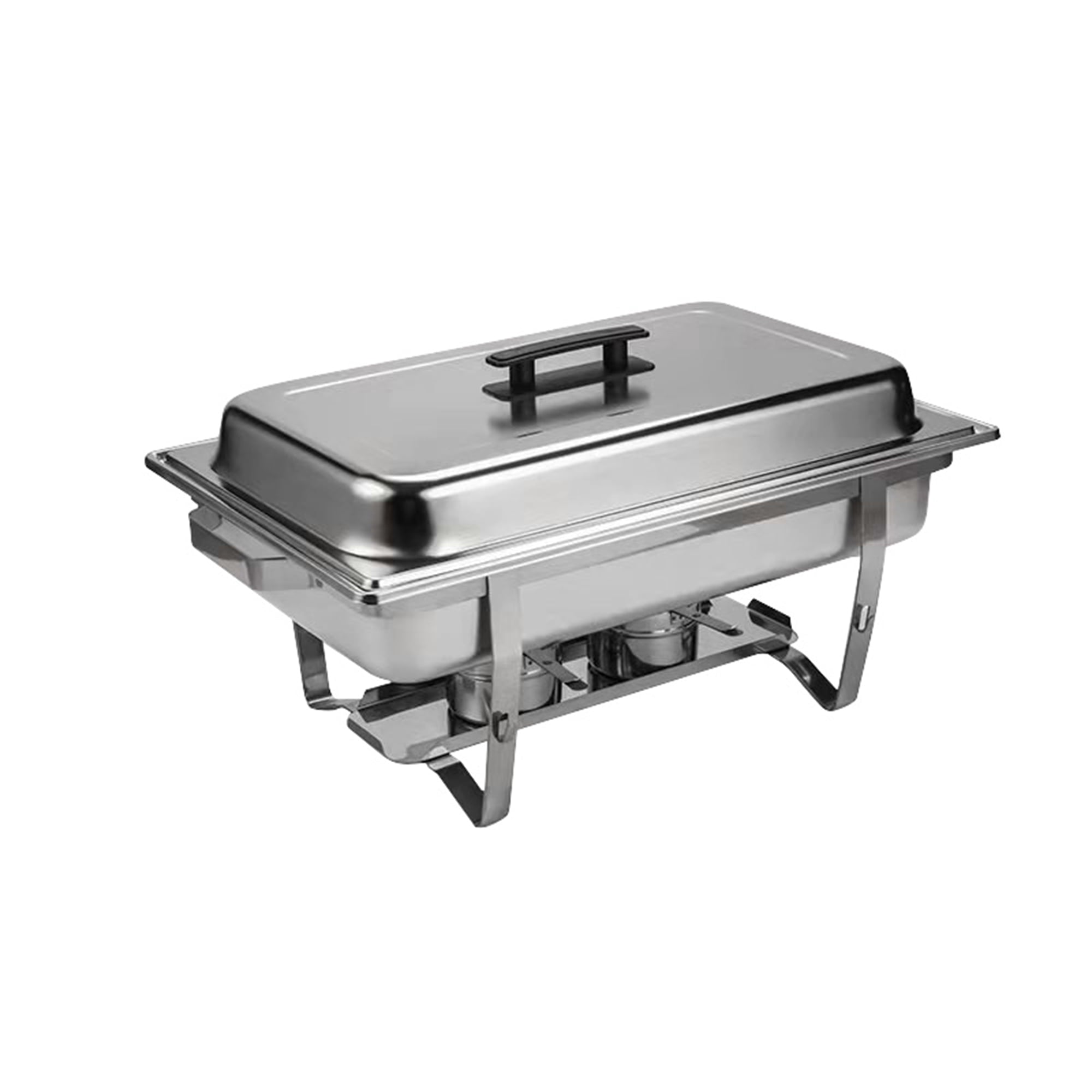 Furnibear Chafing Dish Buffet Set of 2, Round Stainless Steel Chafing Dishes for Buffet
