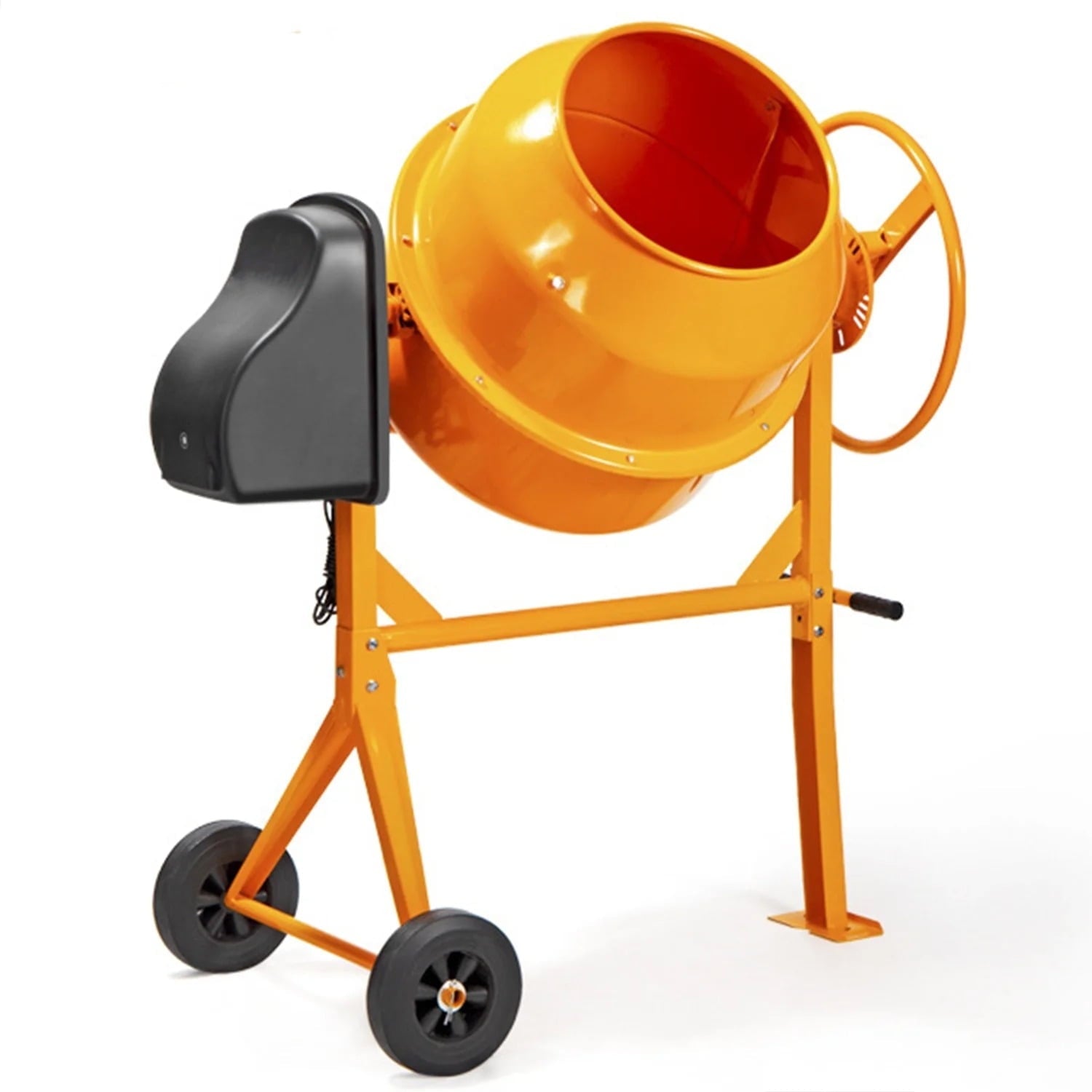 Furnibear 120L Large Capacity Portable Electric Concrete Mixer - 4.2 Cu ft, 1/2 Hp Powerful Motor