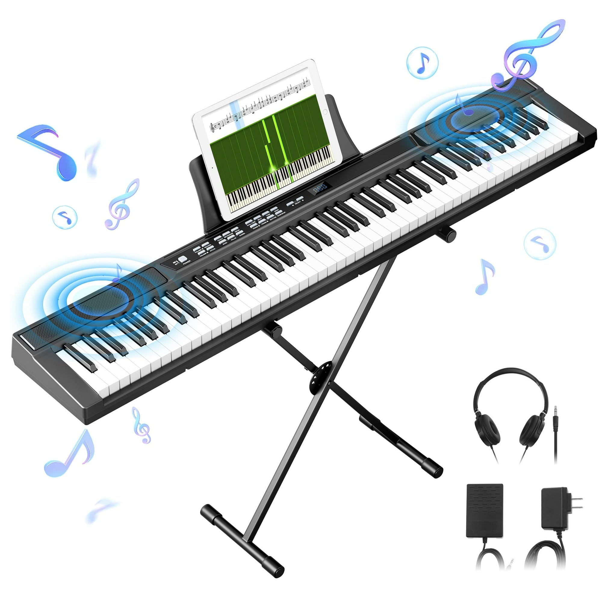 Furnibear 88 Key Piano Keyboard Semi Weighted Electric Keyboard Piano