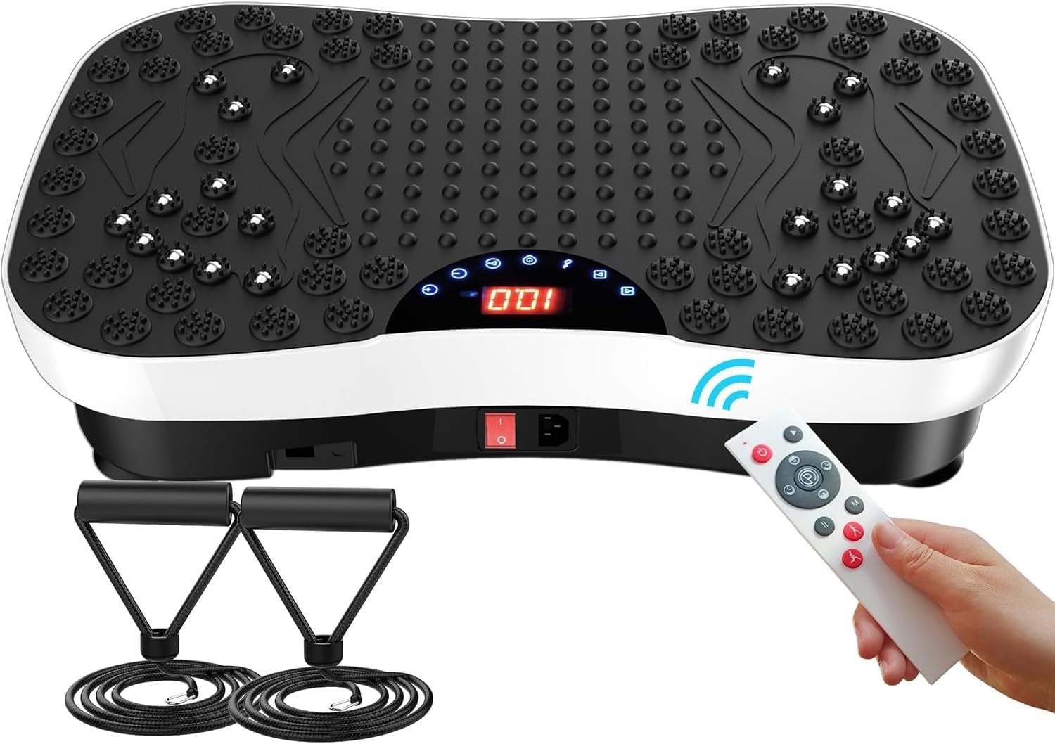 Furnibear Vibration Plate Exercise Machine Whole Body Workout Machine for Weight Loss Shaping Toning Wellness Home Gyms Workout for Women Men
