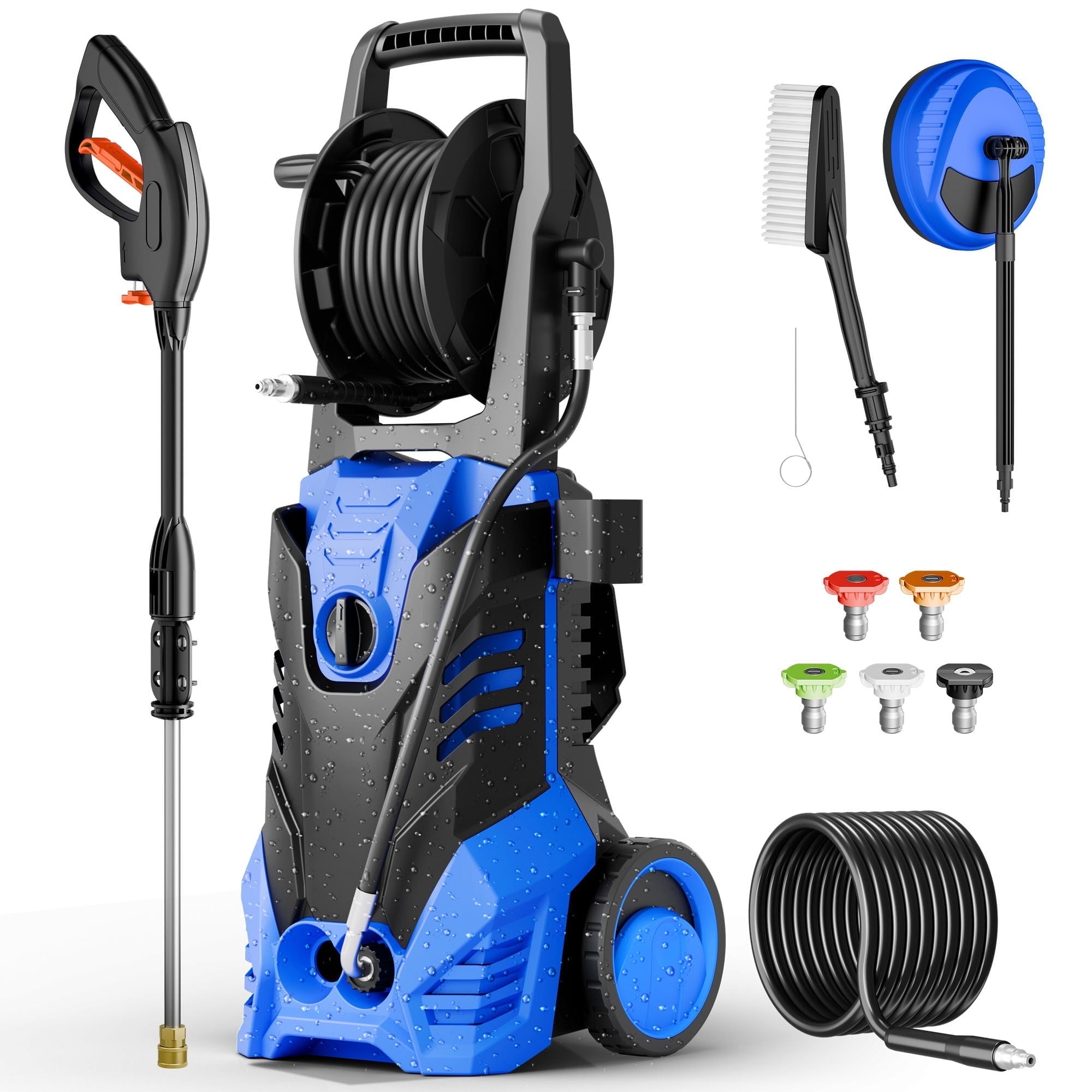 Electric Pressure Washer, 3800PSI 2.6 GPM Power Washer Machine with Ho – HG