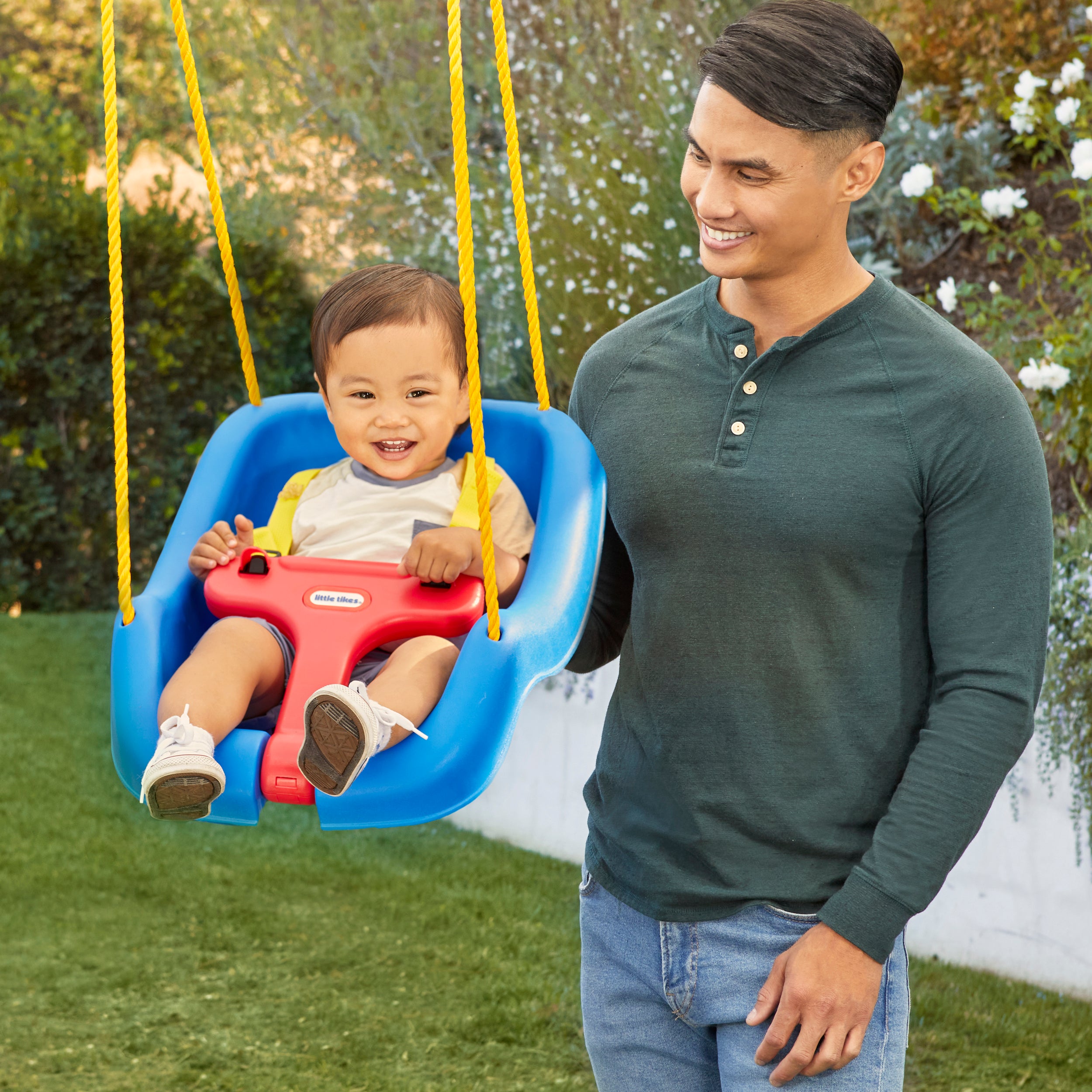 2-In-1 Snug and Secure Swing - Blue