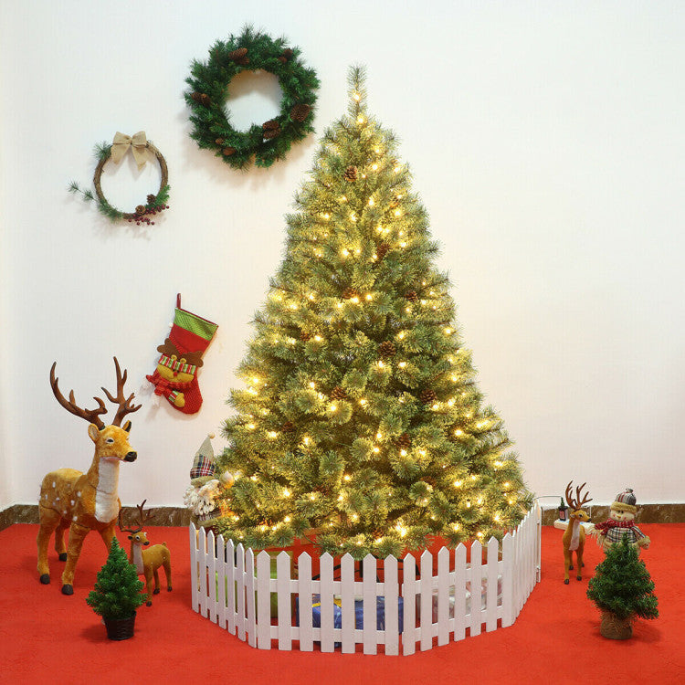 6 Feet Pre-Lit PVC Artificial Carolina Pine Tree
