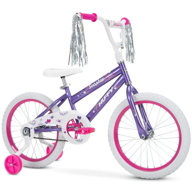 18 in. Sea Star Girl Bike, Metallic Purple