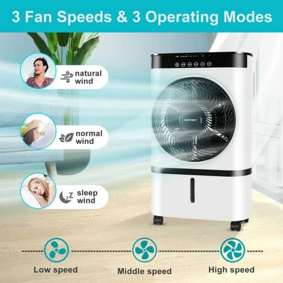 Air Cooler Portable Evaporative Air Cooler Fan