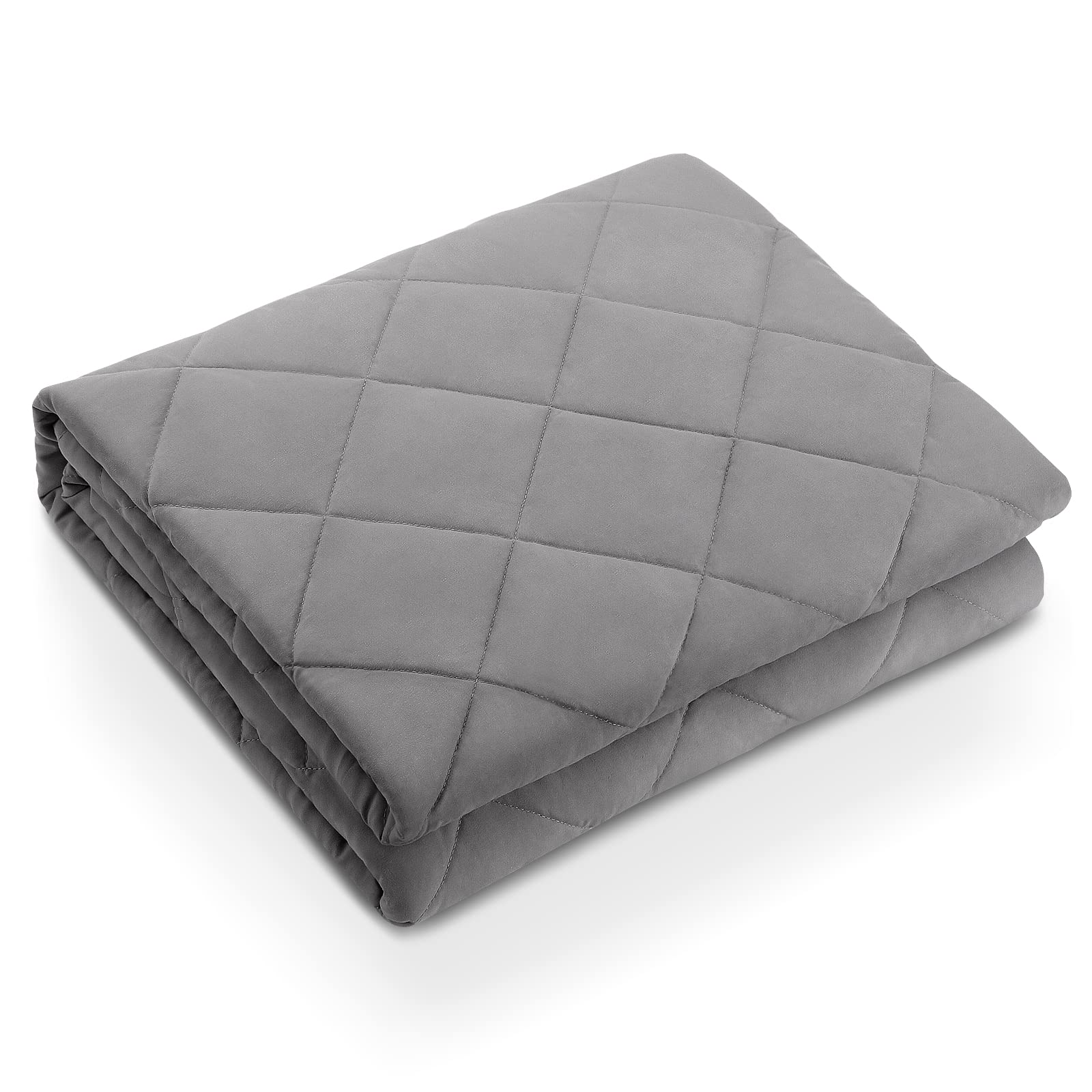 Weighted Blanket Twin Size 15 lbs Heavy Breathable Cooling Blanket for Adults