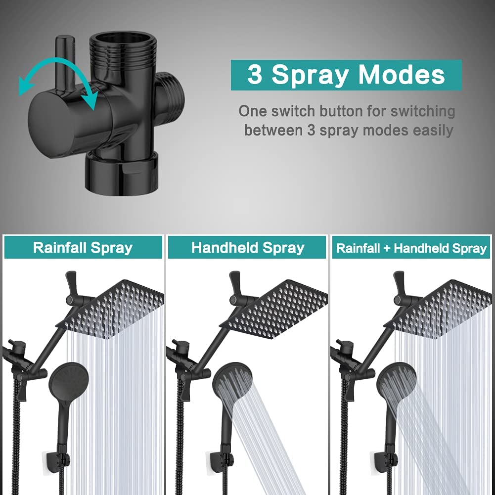 Shower Head High Pressure Rain Luxury Bathroom Showerhead