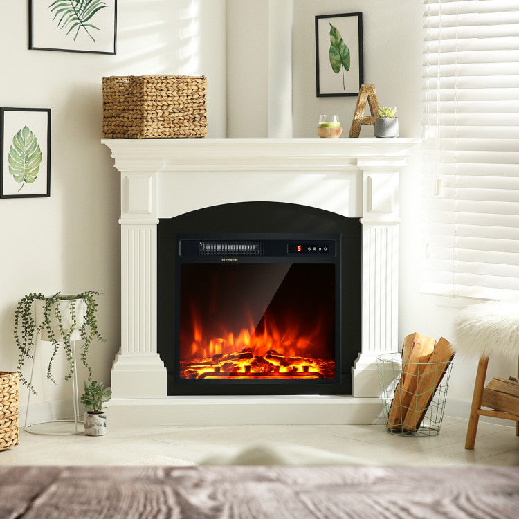 18 Inch 1500W Electric Fireplace Freestanding