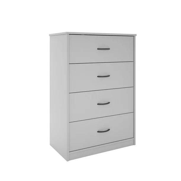 Classic 4 Drawer Dresser, Dove Gray