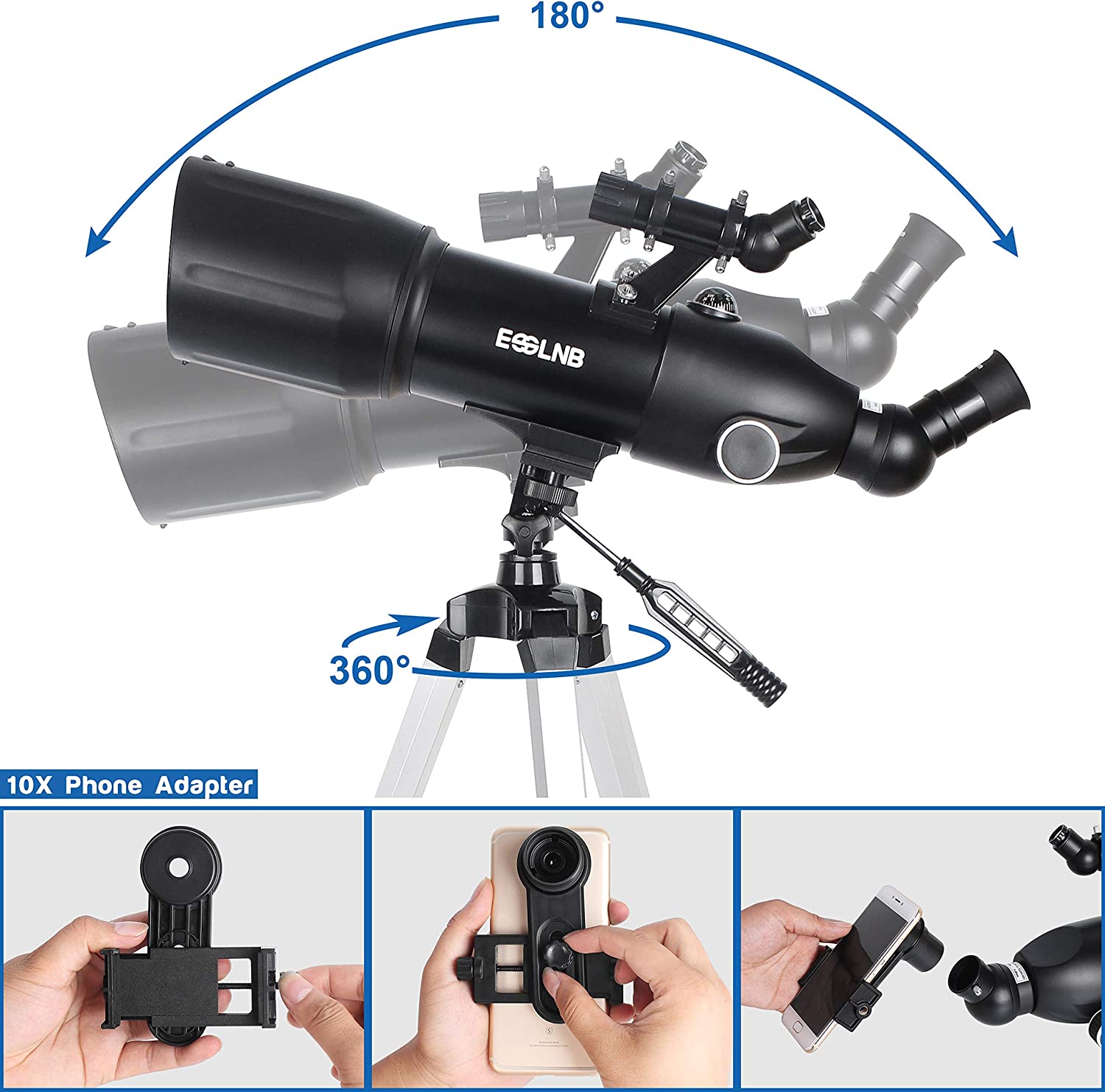 Telescope for Kids Beginners Adults 70mm Astronomy Refractor Telescope