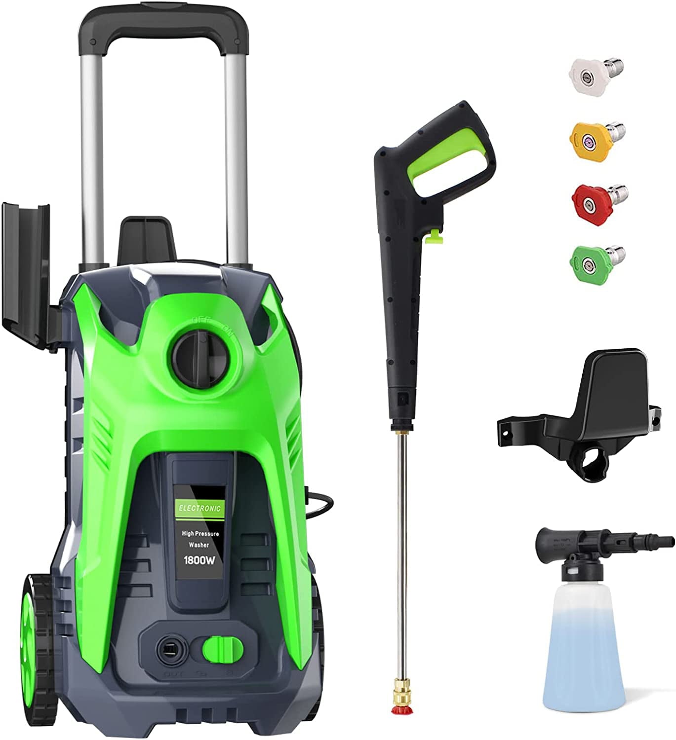 Power Washer,HD3500 Pressure Washer 1800W Electric High Pressure Washer
