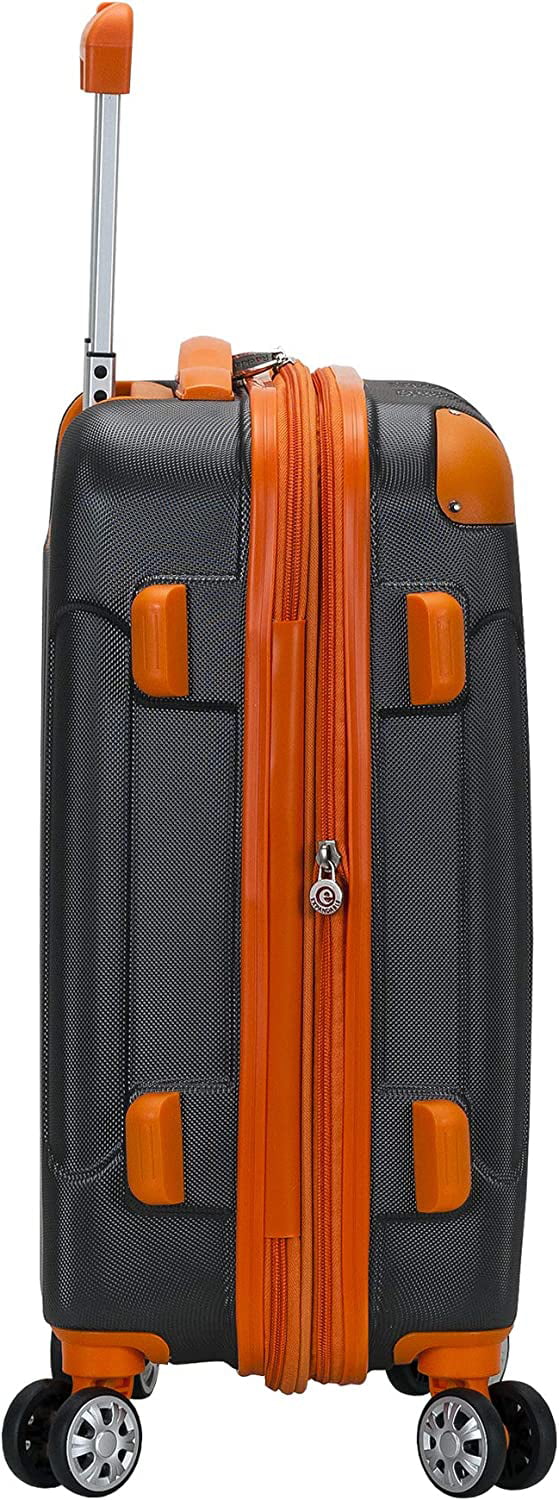 Hardside Spinner Wheel Luggage, Charcoal, 3-Piece Set