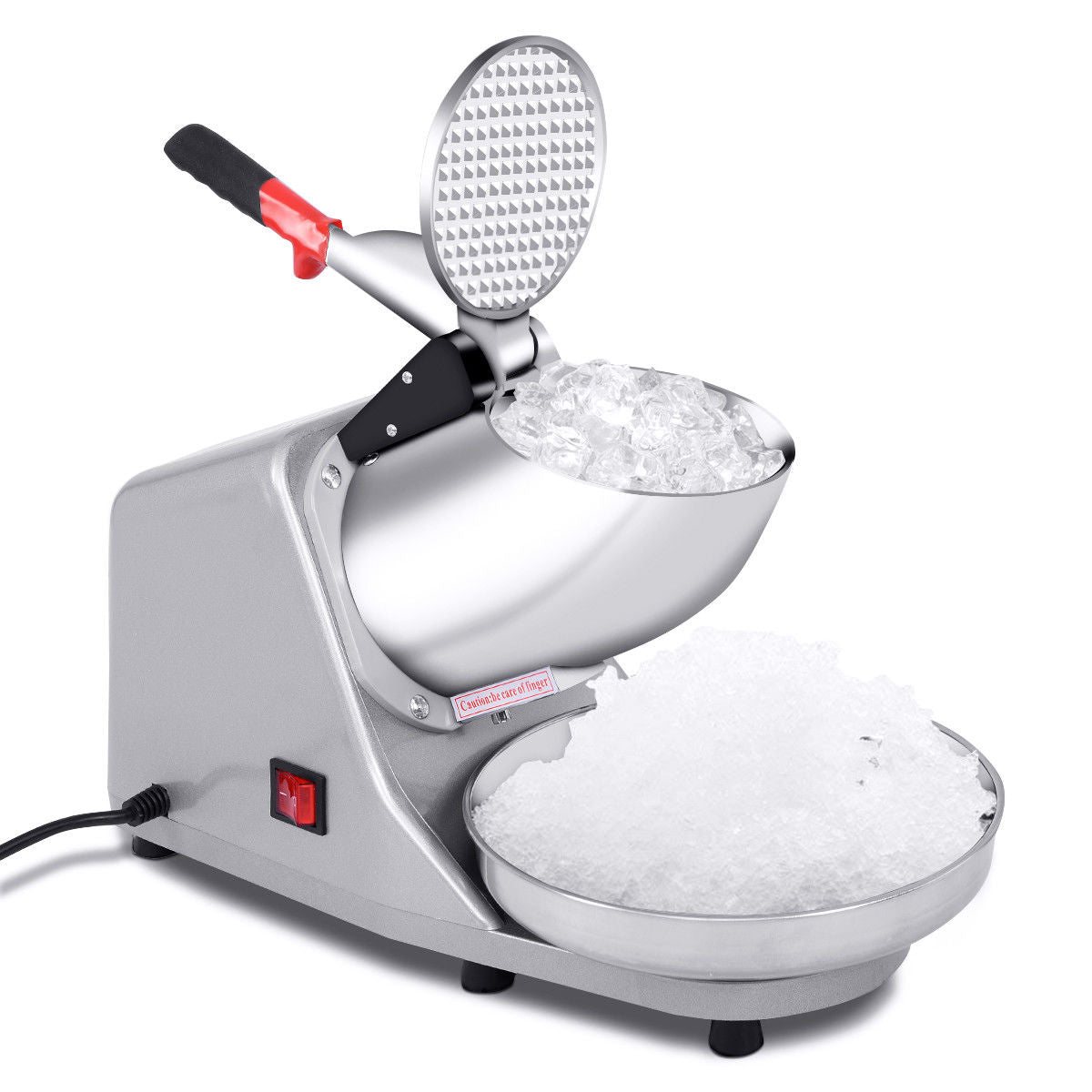 Electric Ice Crusher Shaver Machine Snow Cone Maker Shaved Ice 143 lbs