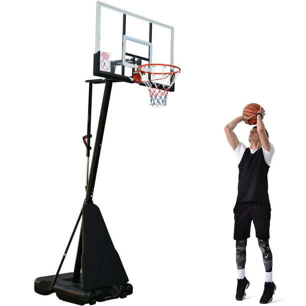 Portable Basketball Hoop with Polycarbonate Backboard