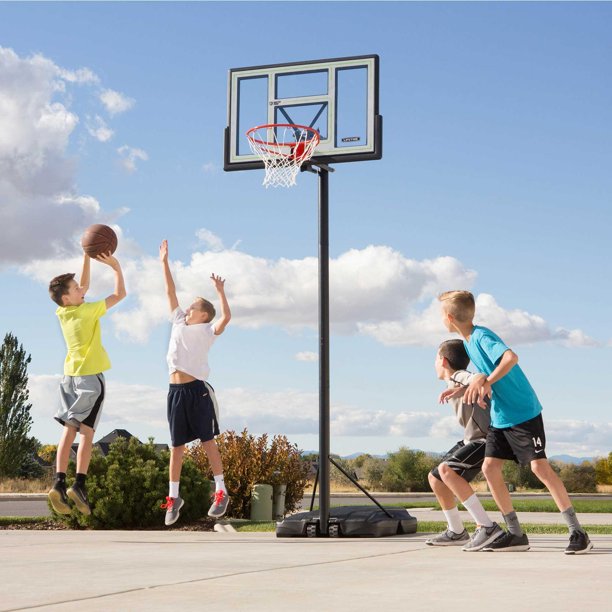 44in Adjustable Portable Basketball Hoop
