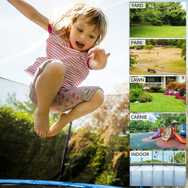 10 FT Trampoline with Safe Enclosure Net 680 lbs Outdoor Fitness Trampoline