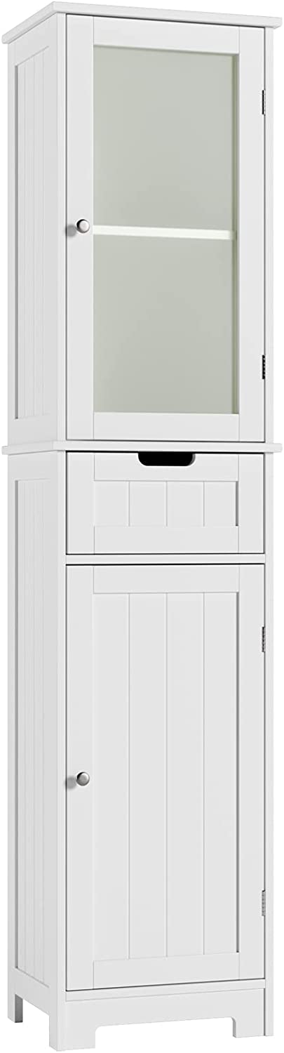 Bathroom Cabinet, Storage Cabinet with 2 Doors