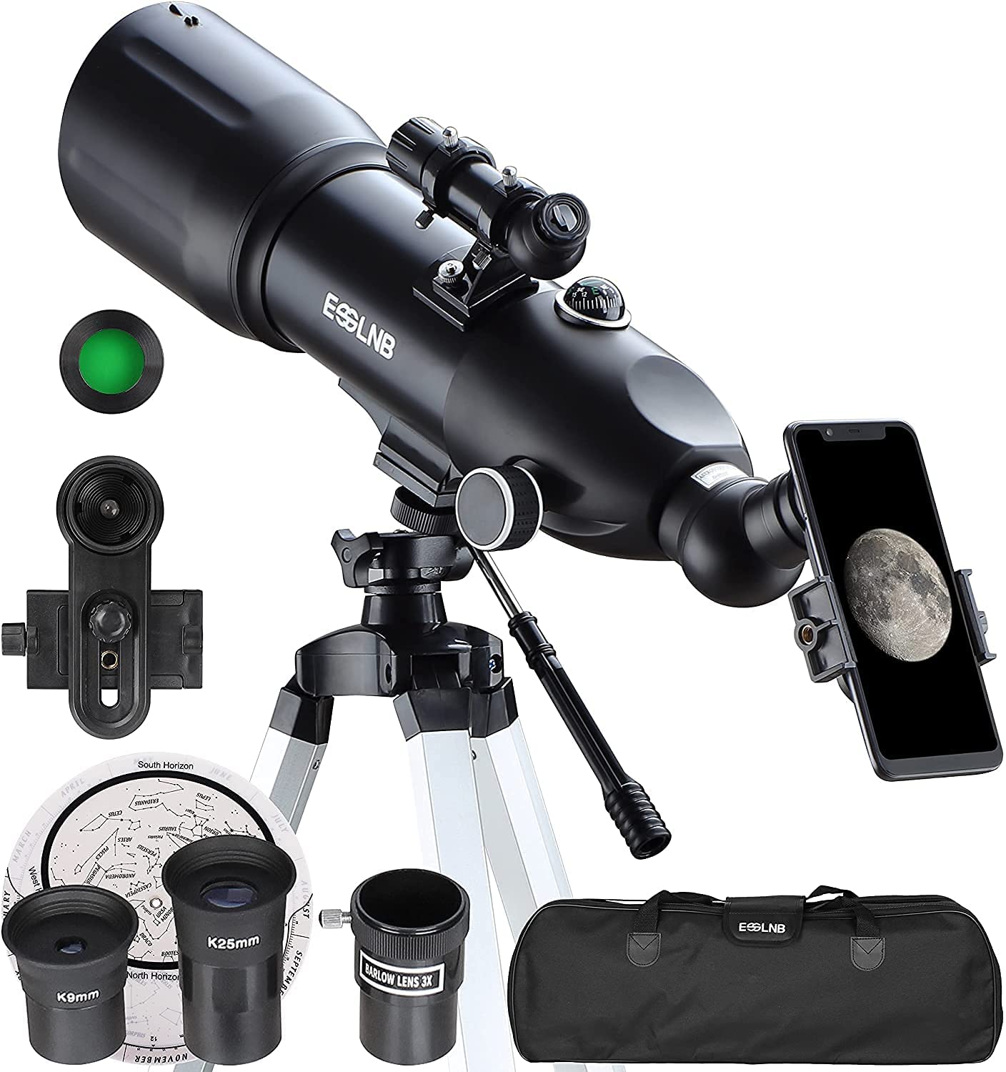 Telescope for Kids Beginners Adults 70mm Astronomy Refractor Telescope