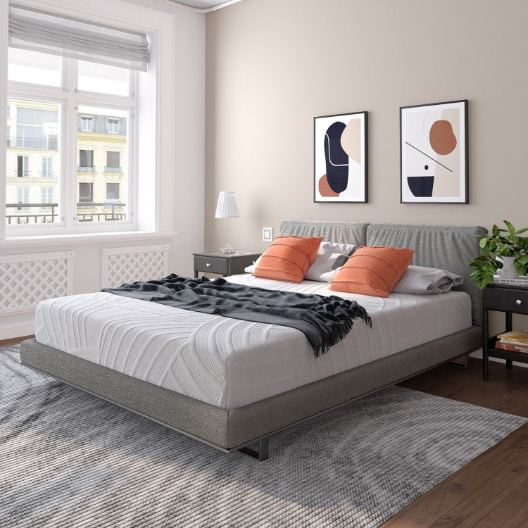 10 Inch Memory Foam Mattress with Fabric Cover