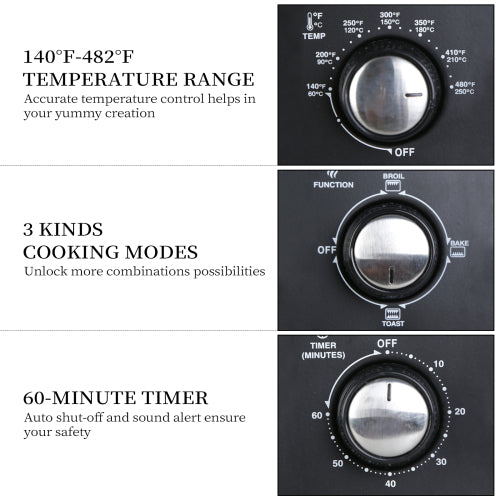 Simple Deluxe Toaster Oven with 20Litres Capacity