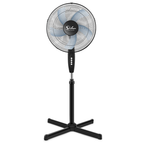 Simple Deluxe Oscillating 16in 3 Adjustable Speed Pedestal Stand Fan