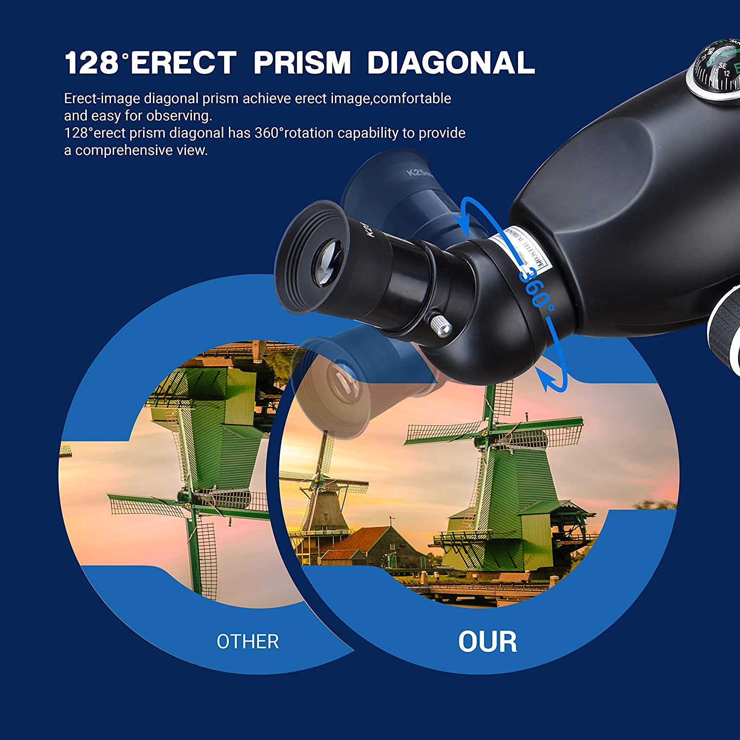 Telescope for Kids Beginners Adults 70mm Astronomy Refractor Telescope