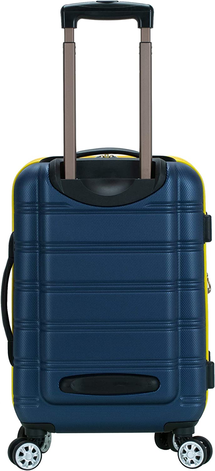 Hardside Expandable Spinner Wheel Luggage Navy Carry On 20 Inch