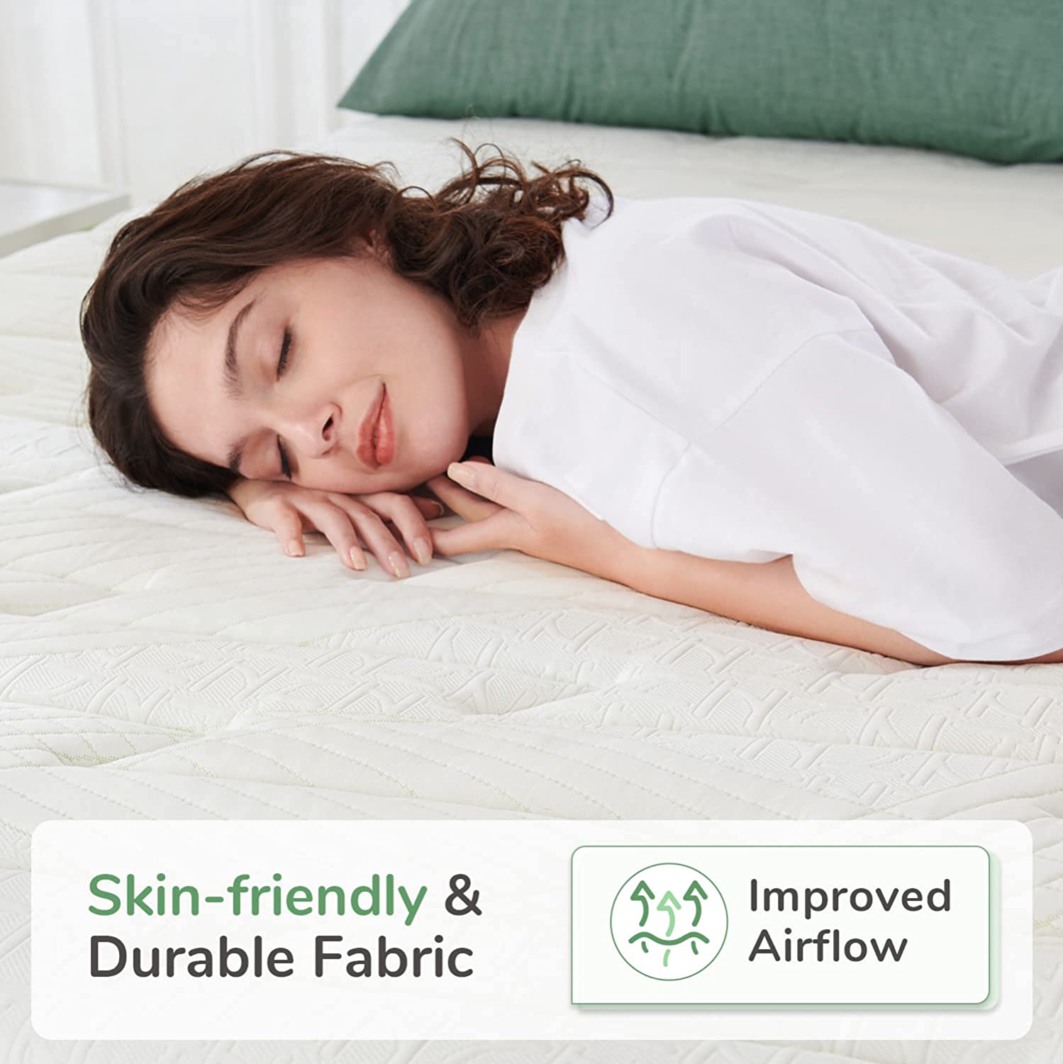 12in Hybrid Mattress, Twin