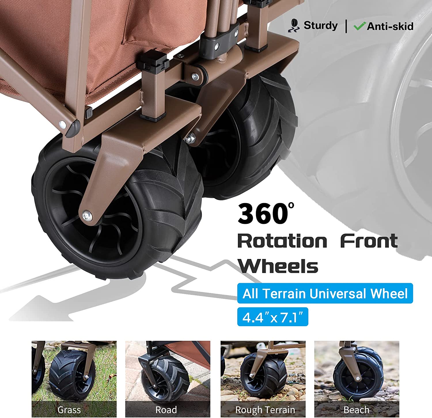 350 Lbs Capacity Collapsible Wagon