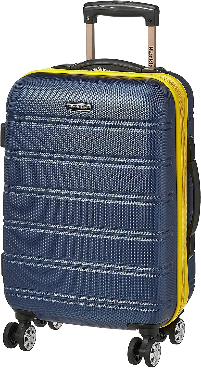 Hardside Expandable Spinner Wheel Luggage Navy Carry On 20 Inch