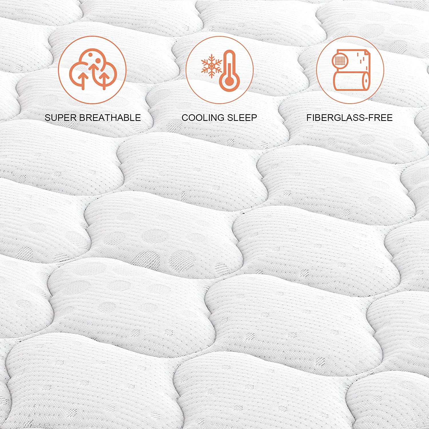 10in Hybrid Mattress, Twin