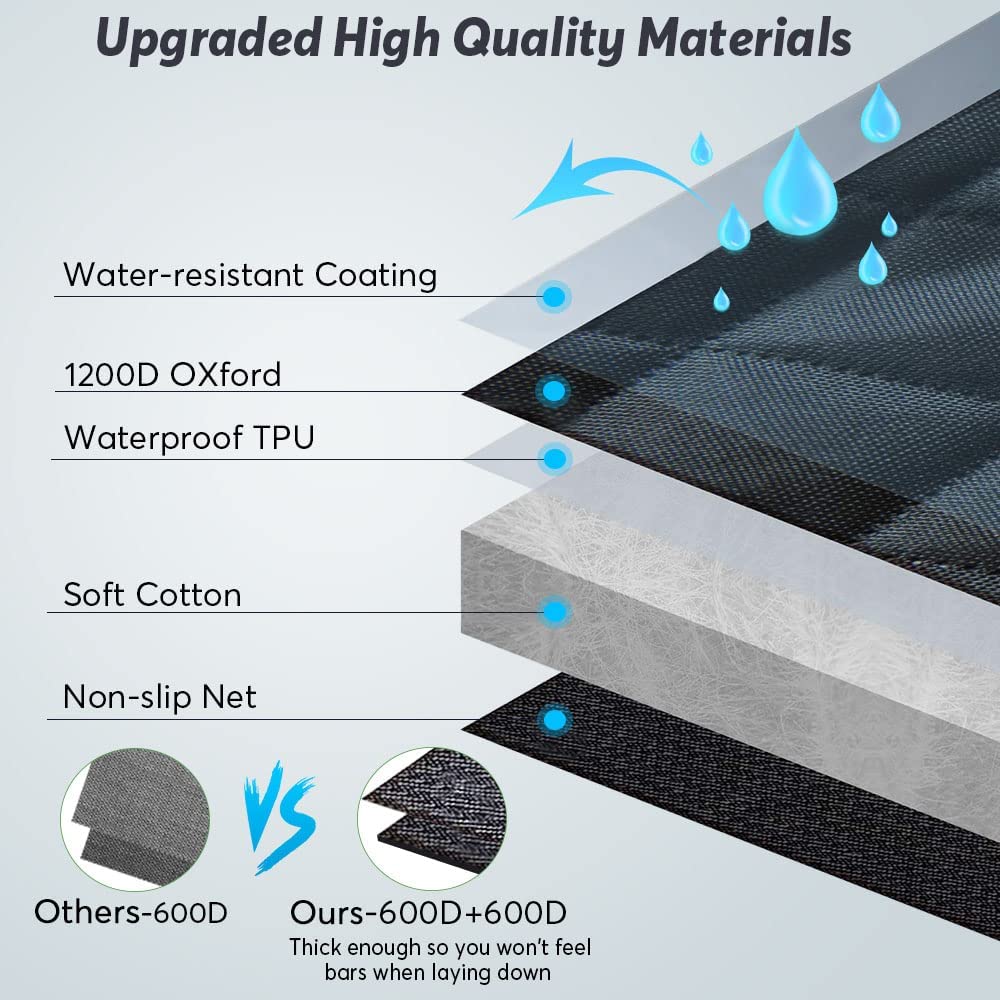 Folding Camping Cot for Adults Portable Outdoor Bed Heavy Duty Sleeping Cots for Camp with Pillow and Carry Bag