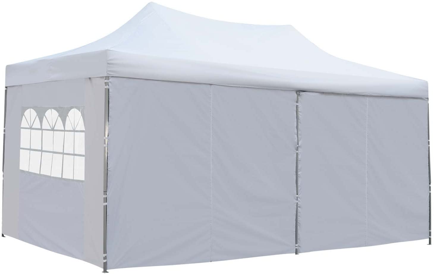 Party Tent 10x20 Outdoor Canopy Shelter with 6 Removable Side Walls