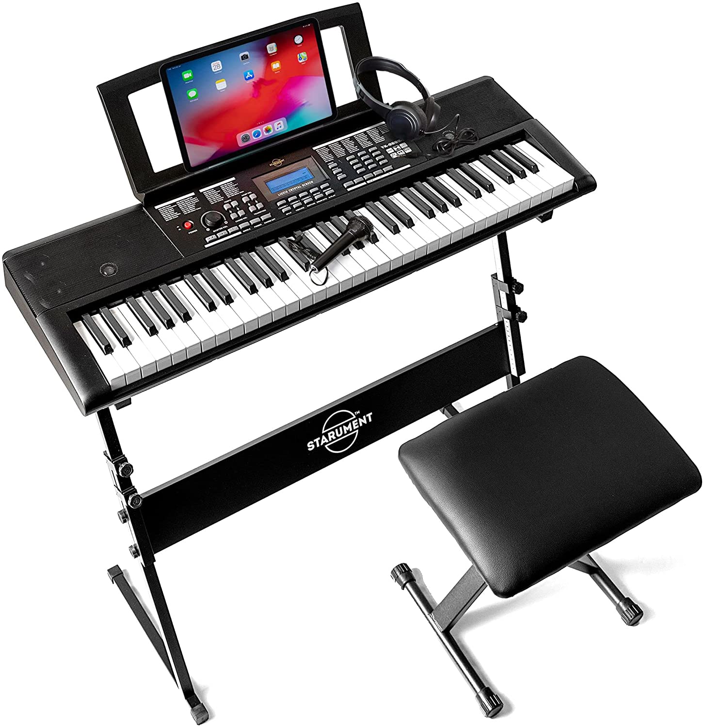61 Key Piano Keyboard for Beginner/Professional, Electric Piano with Piano Stand
