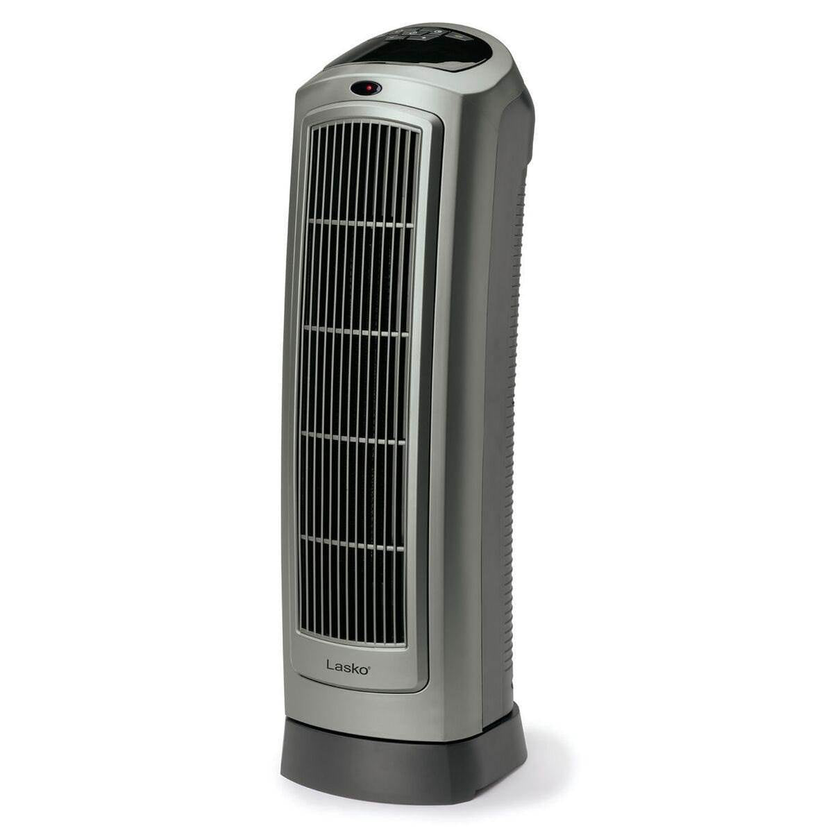 1500W Portable Oscillating Ceramic Space Heater Tower with Digital Display