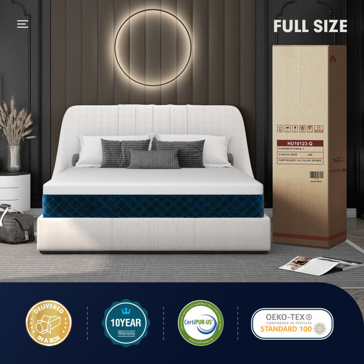 10 Inch Mattress with Jacquard Fabric Cover