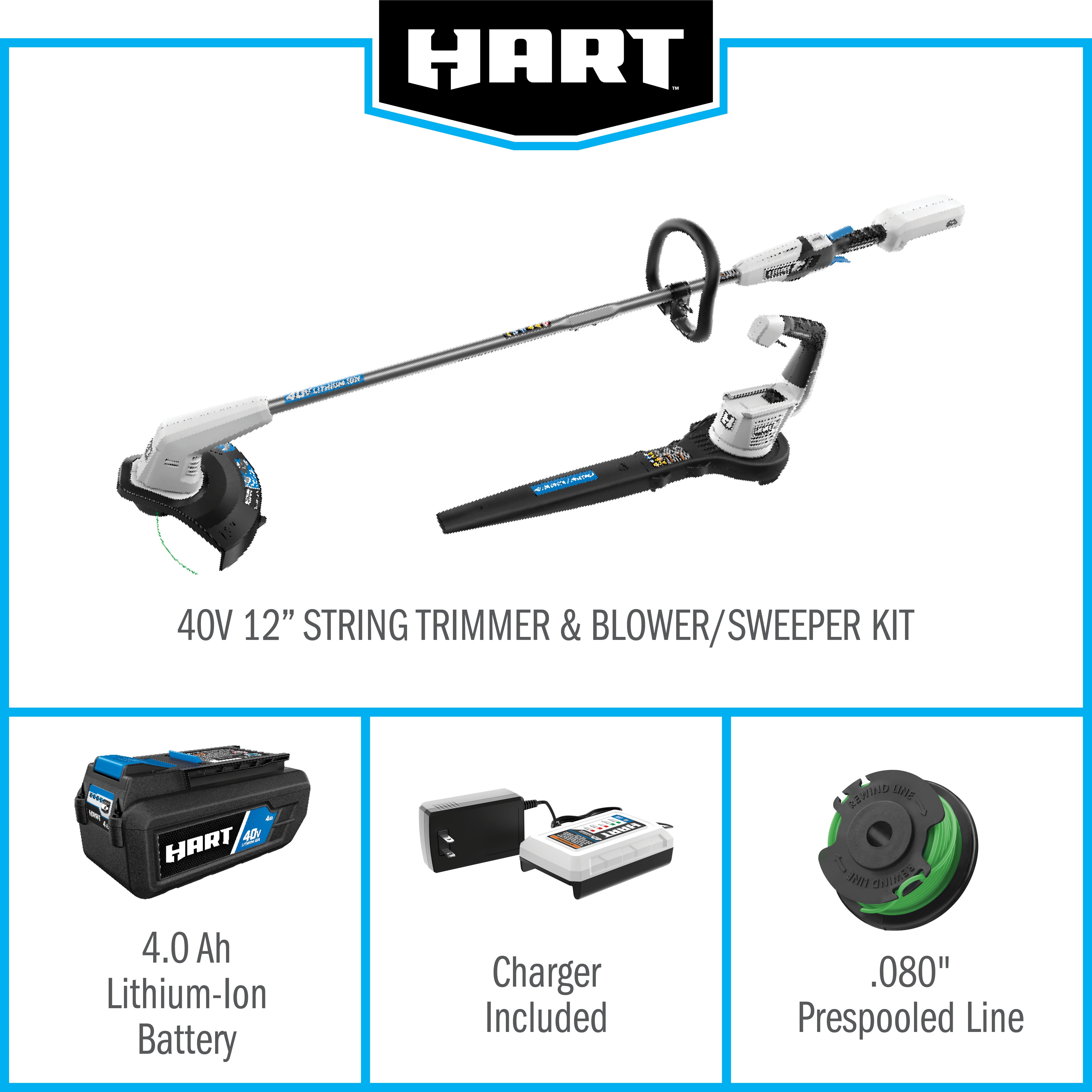 20-Volt Cordless 12-inch String Trimmer and Blower Combo