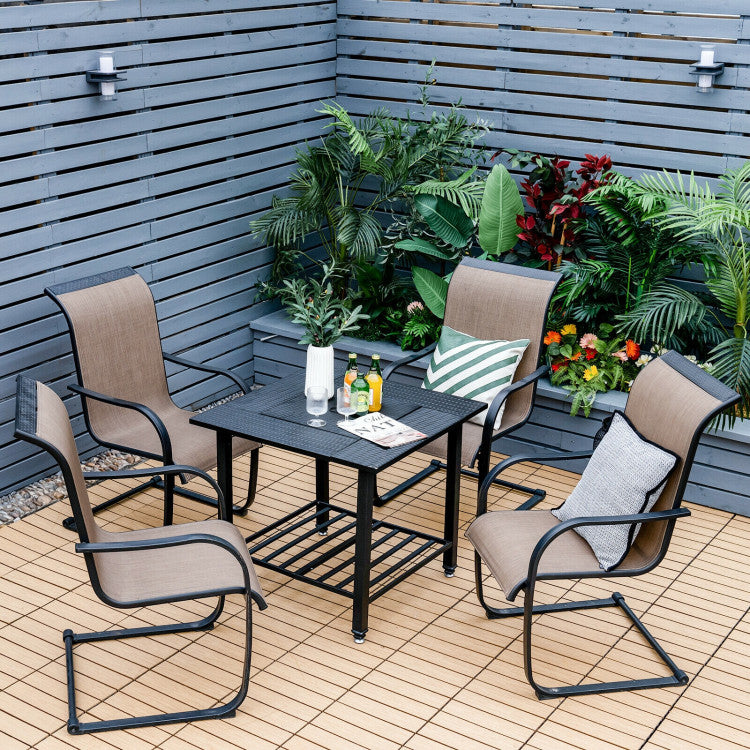 31 Inch Outdoor Fire Pit Dining Table
