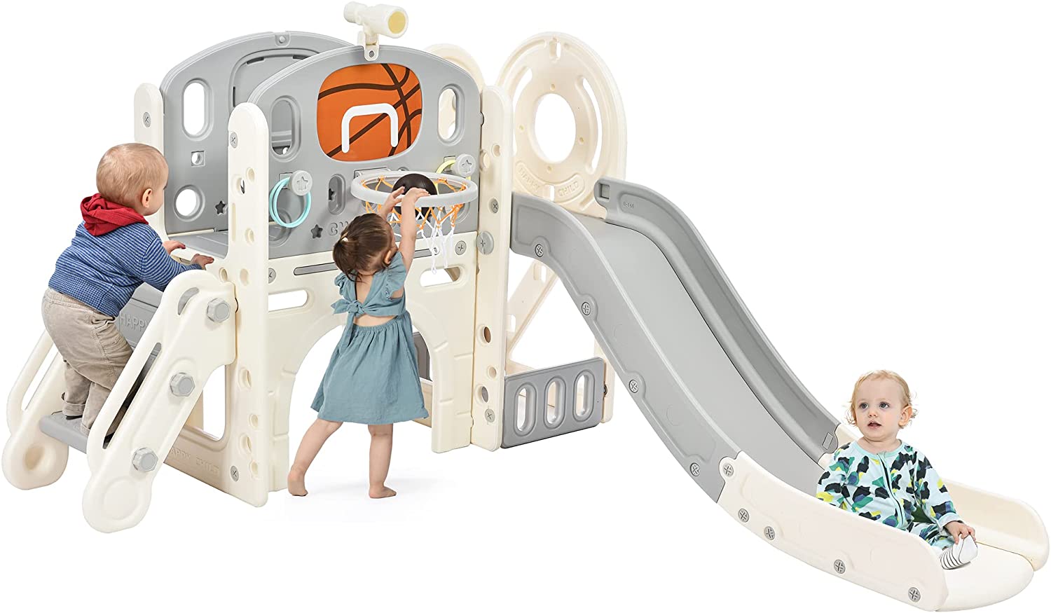 Children's Slide Suitable for Children Age 1-12 Years Old to Play and Climb on The Slide