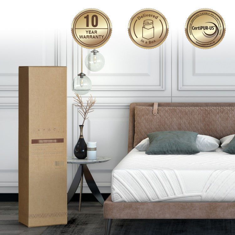 8 Inch Memory Foam Mattress with Fabric Cover