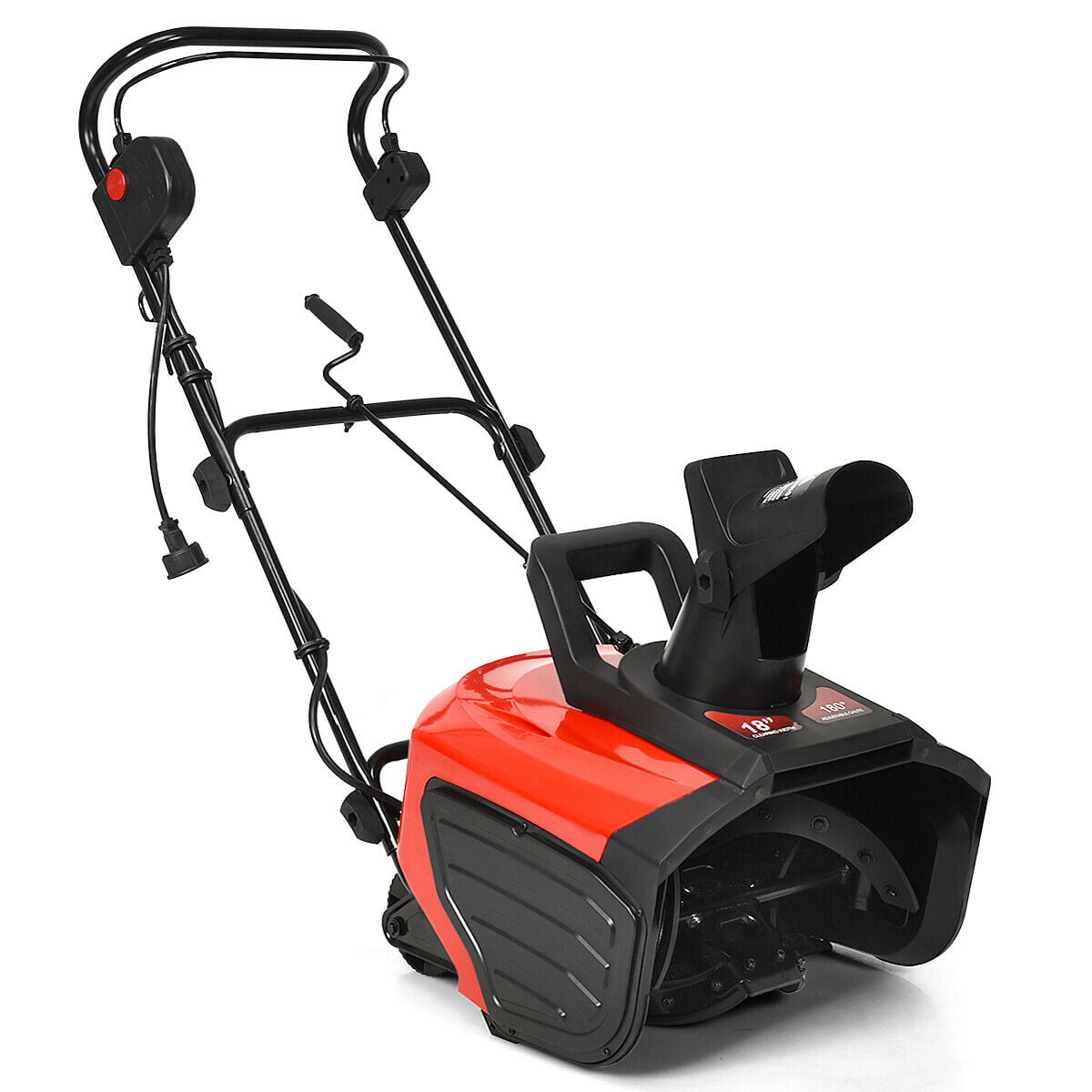 Amp Electric Snow Thrower Corded Snow Blower Driveway Patio