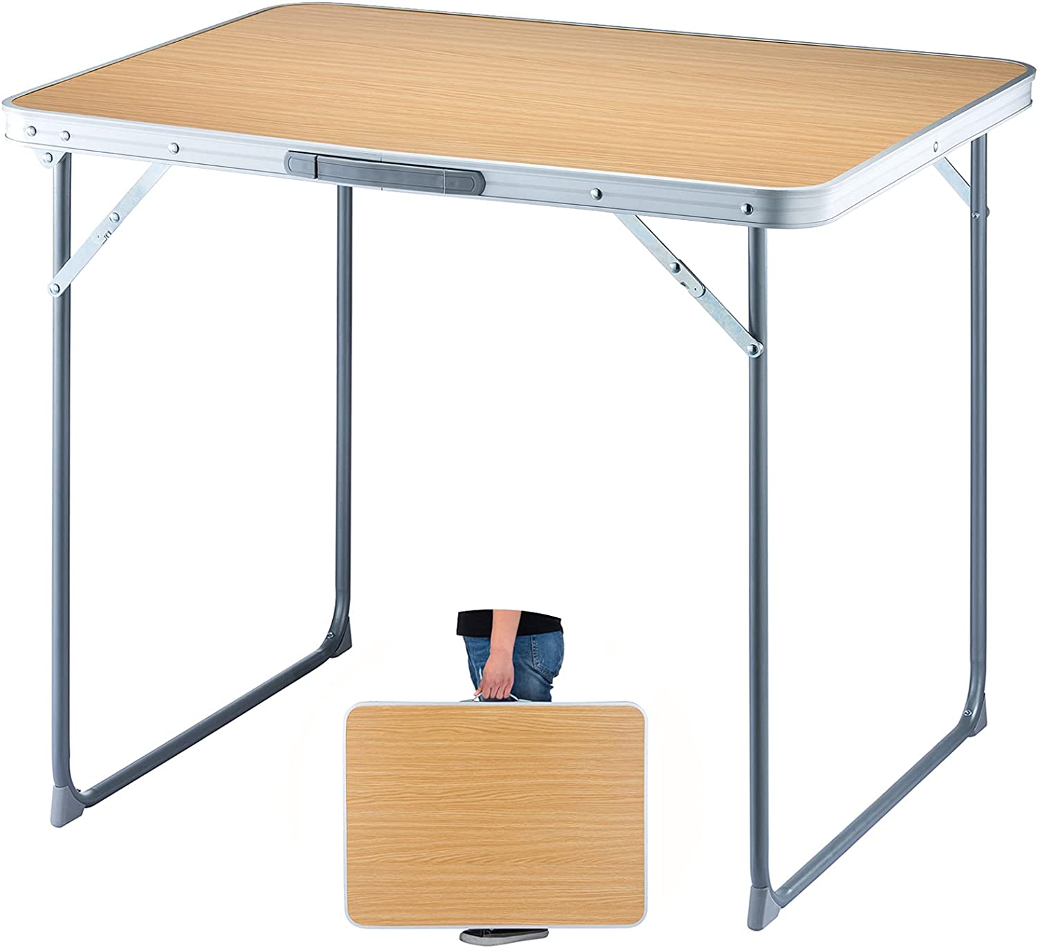 Folding Table Lightweight Foldable with Handle