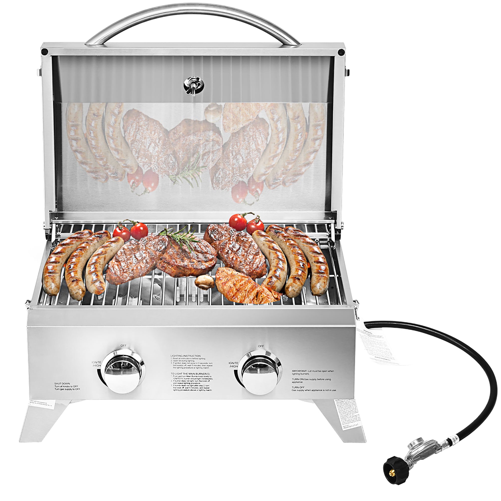 20,000 BTU Propane Gas Grill for Outdoor Camping