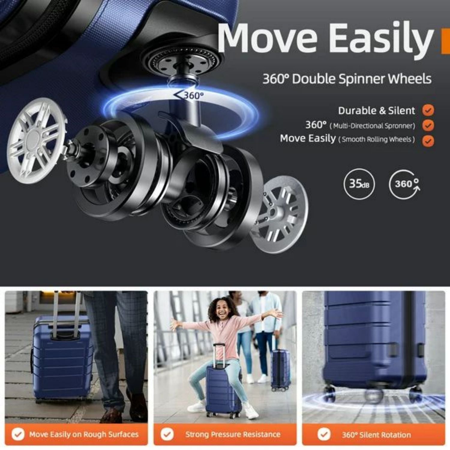3 Piece Luggage Set