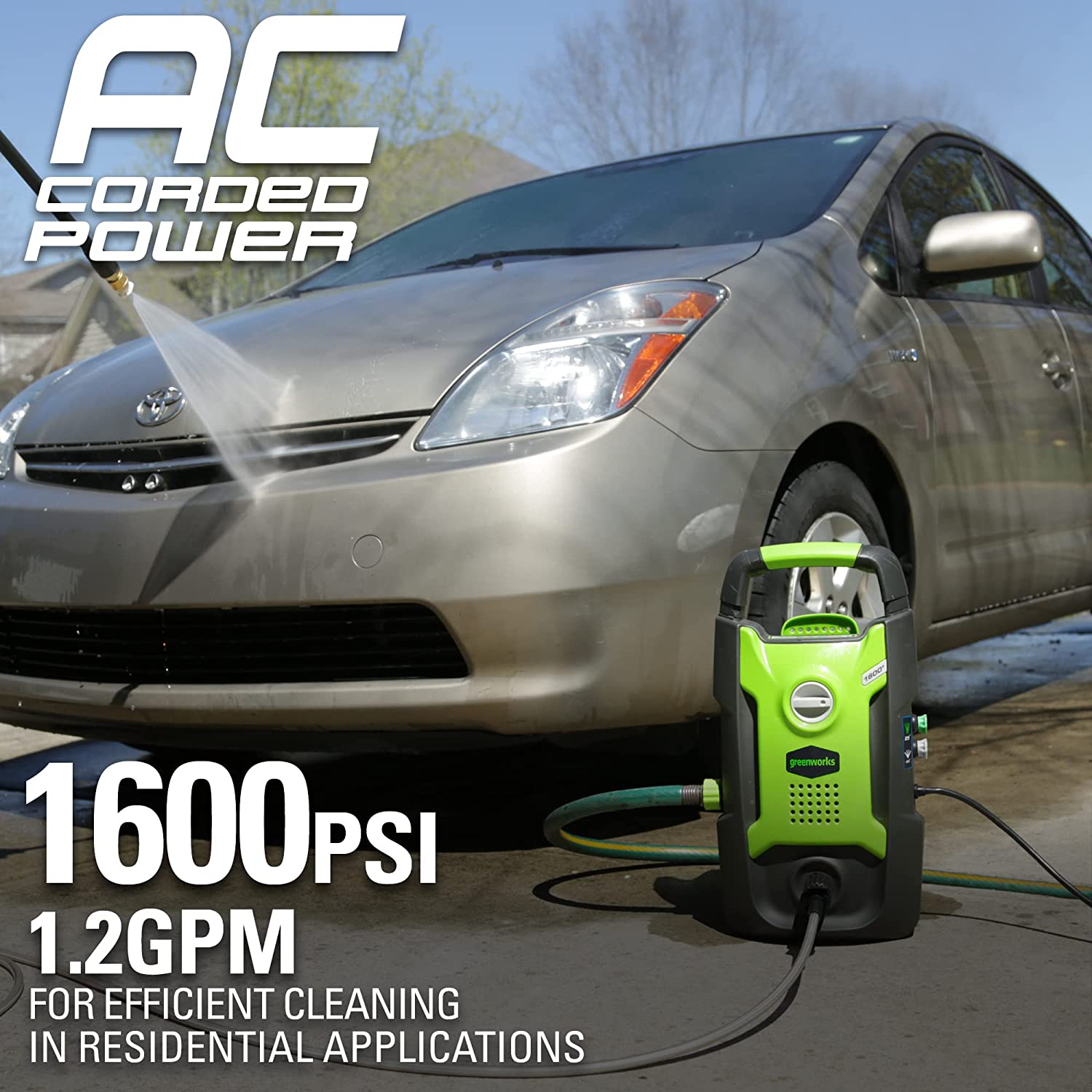 3500 PSI Power Washers Electric Pressure Washer Electric Powered 2.6 GPM